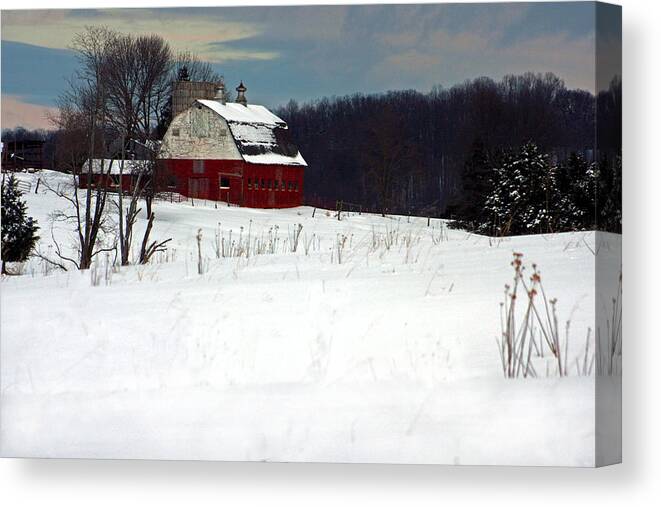 Abandoned Canvas Print featuring the photograph Old barn VIII by Emanuel Tanjala