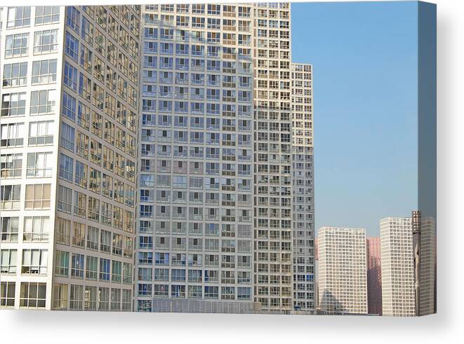 Architecture Canvas Print featuring the photograph On and On and On by Margaret Pitcher