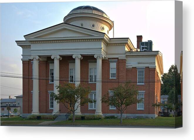 Rome Canvas Print featuring the photograph Oneida County Courthouse by Steven Richman