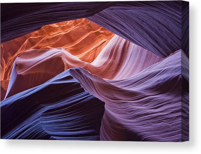 Canyon Canvas Print featuring the photograph Orange Up by Andy Bitterer
