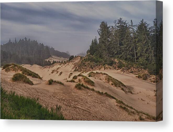 Oregon Canvas Print featuring the photograph Oregon Dunes by Wade Aiken