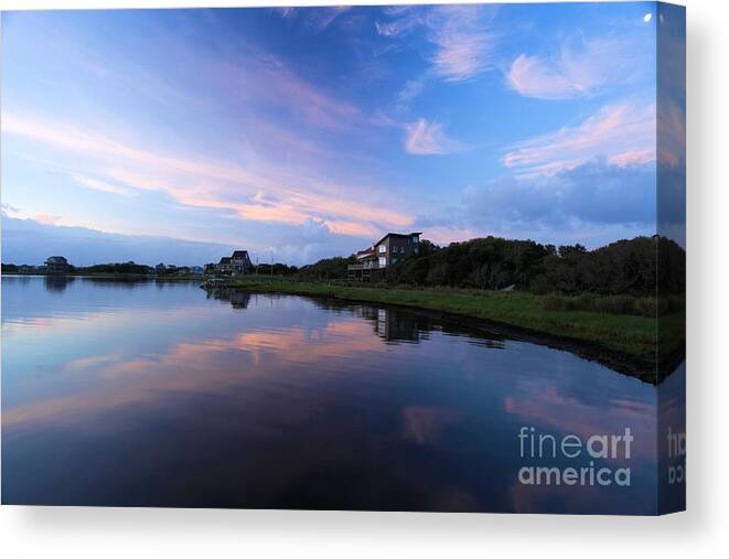 North Carolina Outer Banks Canvas Print featuring the photograph Outer Banks Sunrise by Adam Jewell