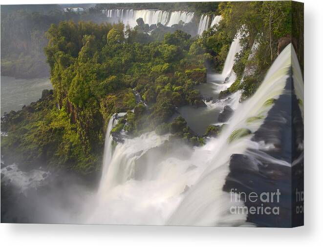 Water Photography Canvas Print featuring the photograph Over the Edge II by Keith Kapple