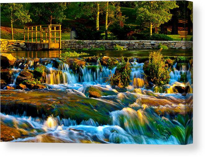 Rapids Canvas Print featuring the photograph Overlook by Joshua Dwyer