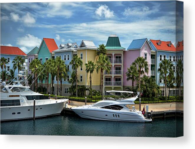Bahamas Canvas Print featuring the photograph Paradise Island Style by Steven Sparks