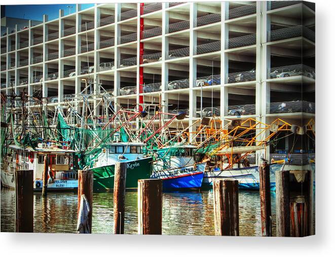 Parked Canvas Print featuring the photograph Parked by Barry Jones