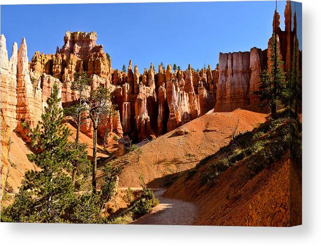 Bryce Canyon National Park Canvas Print featuring the photograph Queen's Garden by Greg Norrell