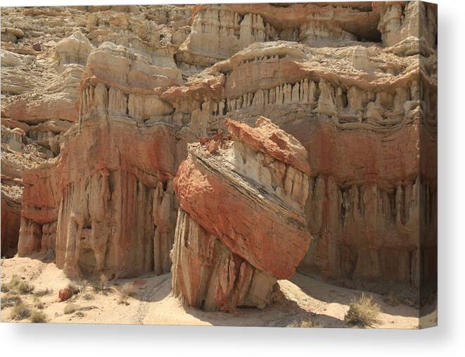 Red Rock Canvas Print featuring the photograph Red Rock State Park by Suzanne Lorenz