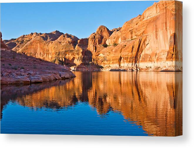 West Canvas Print featuring the photograph Reflection of Serenity by Rochelle Berman