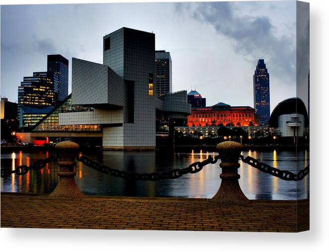 Cleveland Canvas Print featuring the photograph Rock and Roll by Michelle Joseph-Long