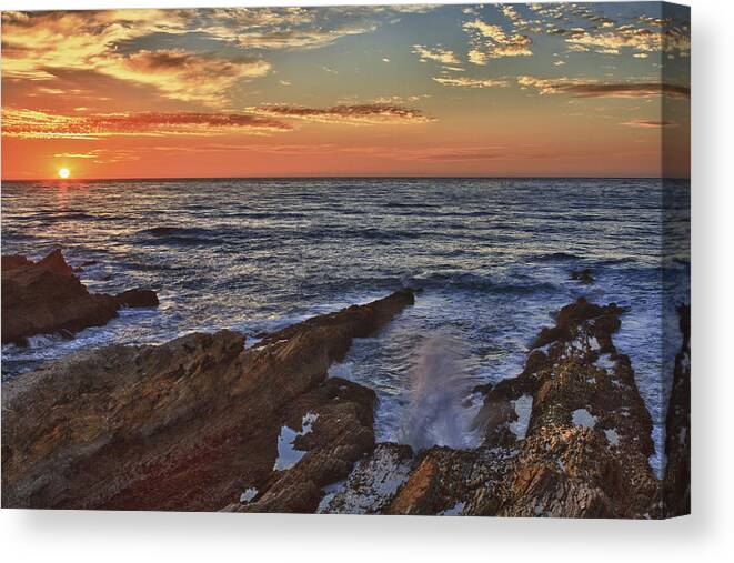 Californa Canvas Print featuring the photograph Rocky Paradise by Beth Sargent