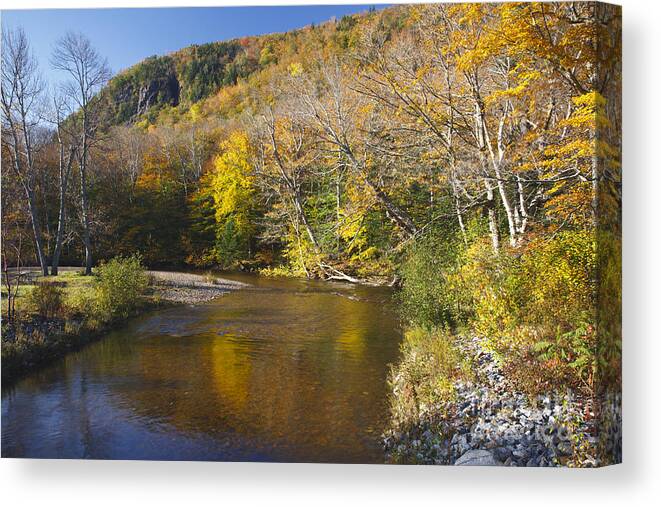 White Mountains Canvas Print featuring the photograph Saco River - White Mountains National Forest New Hampshire by Erin Paul Donovan