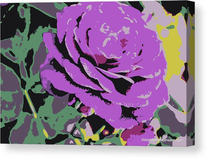 Rose Canvas Print featuring the photograph Secondary Colors by Diane montana Jansson