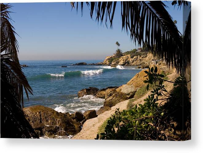 Laguna Beach Canvas Print featuring the photograph Secret View by Cliff Wassmann