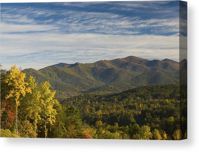 Asheville Canvas Print featuring the photograph Seven Sisters by Joye Ardyn Durham