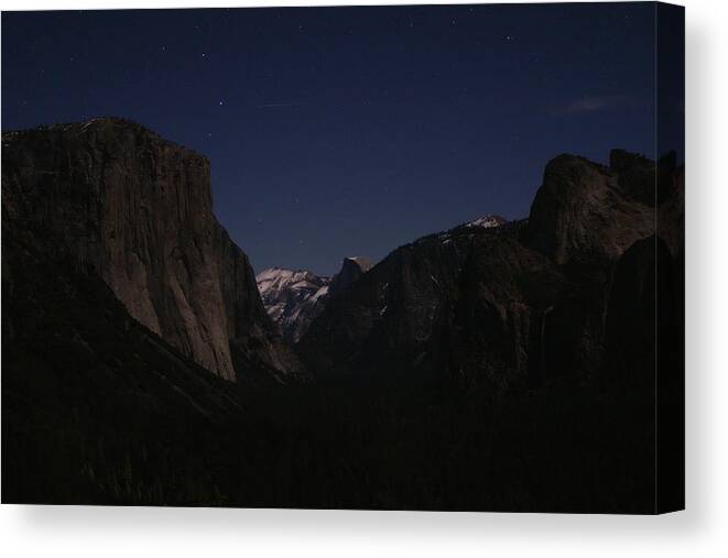 Yosemite Canvas Print featuring the photograph Sleeping Giants by David Armentrout