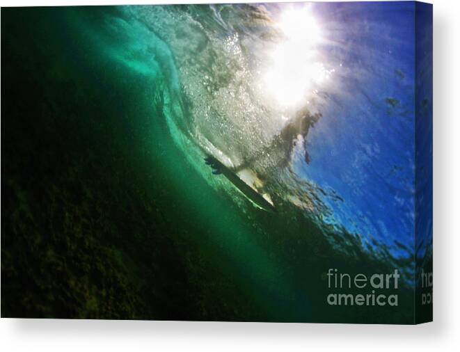 Ocean Canvas Print featuring the photograph Sliding By by Paul Topp