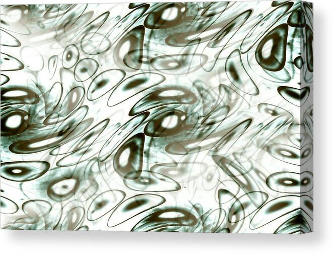 Abstract Canvas Print featuring the photograph Smoke Rings....... by Tanya Tanski