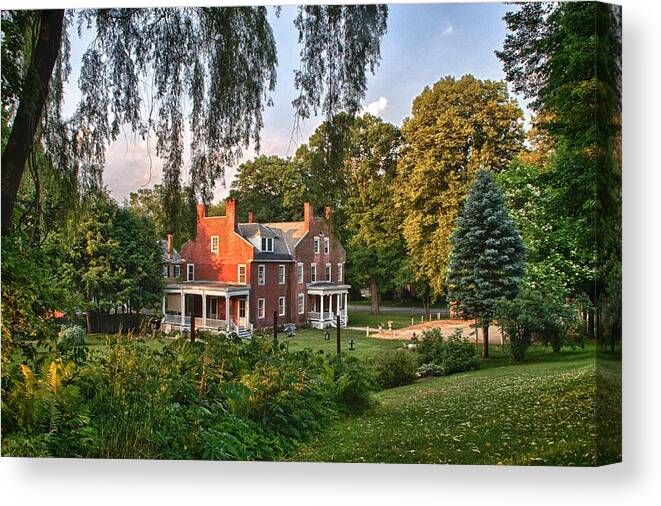 1815 Canvas Print featuring the photograph Snapdragon Inn by Nathan Larson