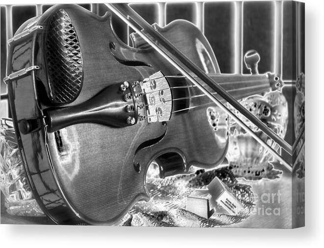 Black And White Photography Canvas Print featuring the photograph Still Life Serenade II by Sue Stefanowicz
