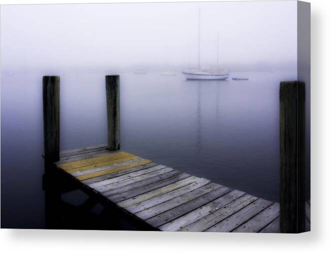 Beaufort Canvas Print featuring the photograph Stillness on the Water - 1 by Alan Hausenflock