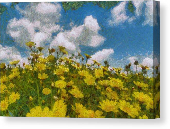 Art Canvas Print featuring the photograph Tansy by Michael Goyberg