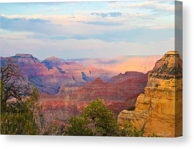 Grand Canyon Canvas Print featuring the photograph The Colors Of The Canyon by Heidi Smith