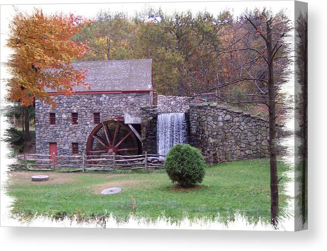 Gris Mill Canvas Print featuring the photograph The Gris Mill by Kim Galluzzo Wozniak