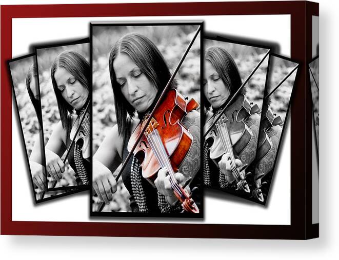 Viola Canvas Print featuring the photograph The Joy of Music by Greg Fortier