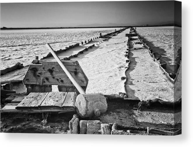 Photography Photographs Canvas Print featuring the photograph The salt of the earth by Philippe Taka