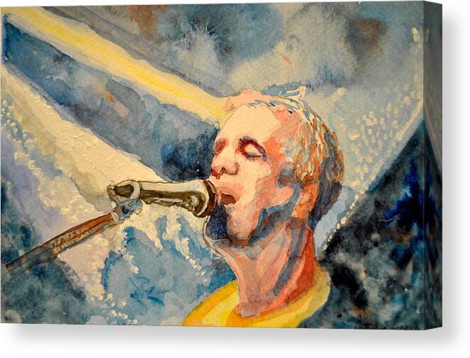 Umphrey's Mcgee Canvas Print featuring the painting The Song by Patricia Arroyo