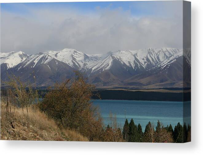 Mountains Canvas Print featuring the photograph There's One Around Every Corner by Jan Lawnikanis