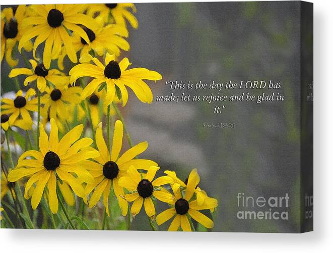 Diane Berry Canvas Print featuring the painting This is the Day by Diane E Berry
