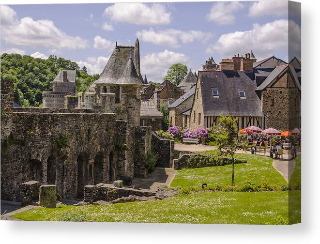 Fougeres Canvas Print featuring the photograph Tranquility by Marta Cavazos-Hernandez