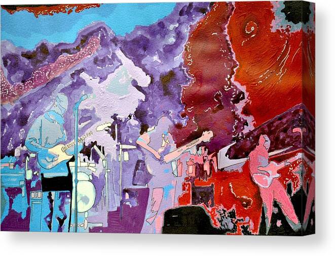 Music Canvas Print featuring the painting Umphreys Trip by Patricia Arroyo