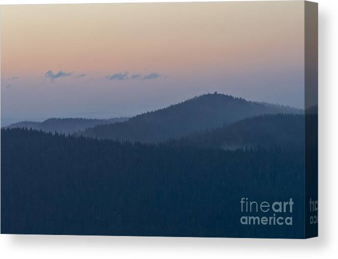 Europe Canvas Print featuring the photograph Valtavaara Hill by Heiko Koehrer-Wagner