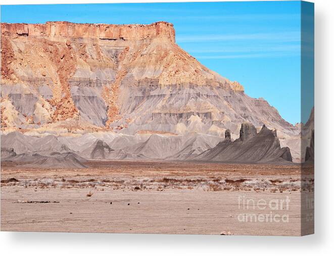 Red Rock Canvas Print featuring the photograph View along Rt 12 in Utah by Bob and Nancy Kendrick
