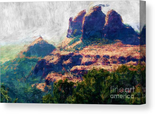 Sedona Canvas Print featuring the photograph View from Schnebly Hill by Julie Lueders 