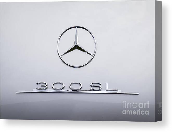 Mercedes Benz Canvas Print featuring the photograph 300 Sl by Dennis Hedberg
