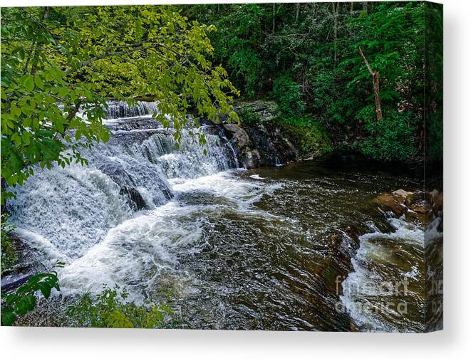 Bald River Canvas Print featuring the photograph Bald River #1 by Paul Mashburn