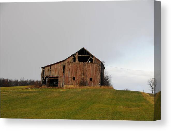 Barn Canvas Print featuring the photograph Barn #1 by David Arment