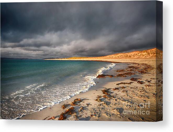 Berneray Canvas Print featuring the photograph Berneray #1 by Smart Aviation