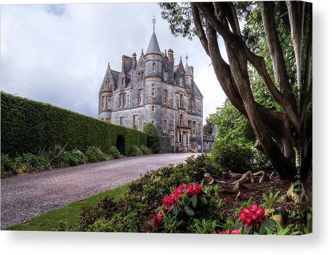 Blarney House Canvas Print featuring the photograph Blarney Castle - Ireland #1 by Joana Kruse