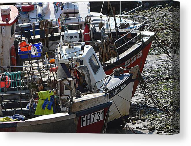 Boats Canvas Print featuring the photograph Boats #1 by Andy Thompson