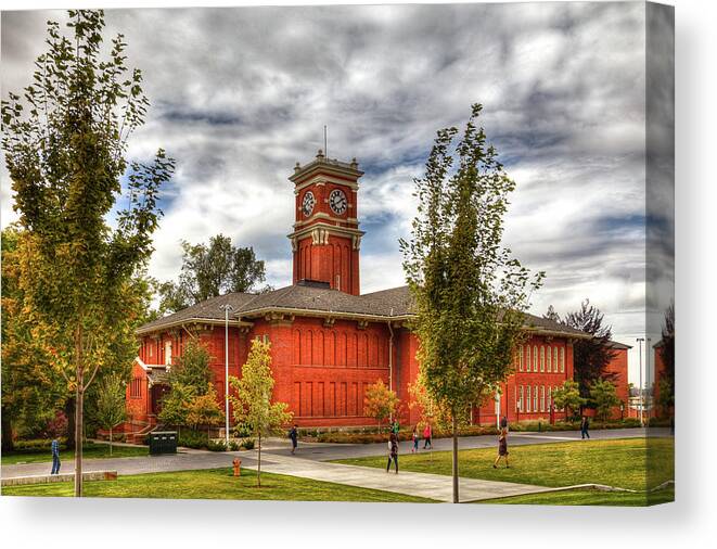 Washington State University Canvas Print featuring the photograph Bryan Hall on the WSU Campus #2 by David Patterson