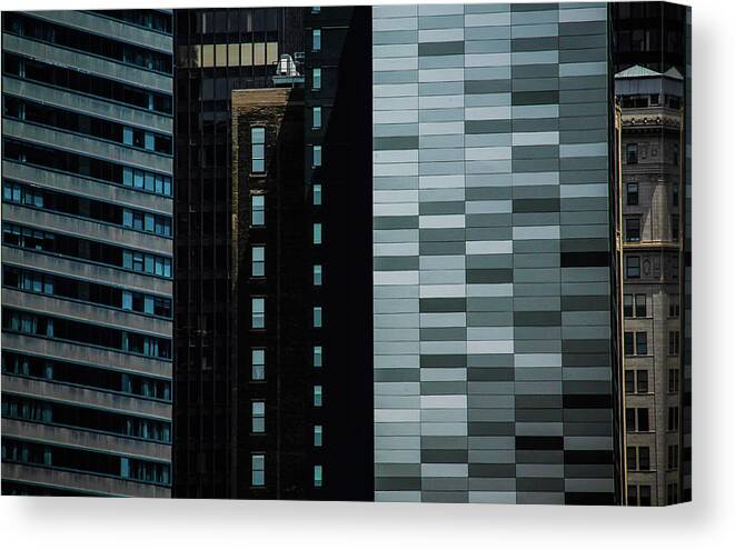 Abstract Canvas Print featuring the photograph City Perspective #1 by Michael Nowotny