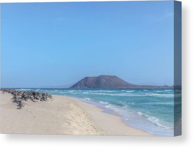 Corralejo Natural Park Canvas Print featuring the photograph Corralejo - Fuerteventura #1 by Joana Kruse