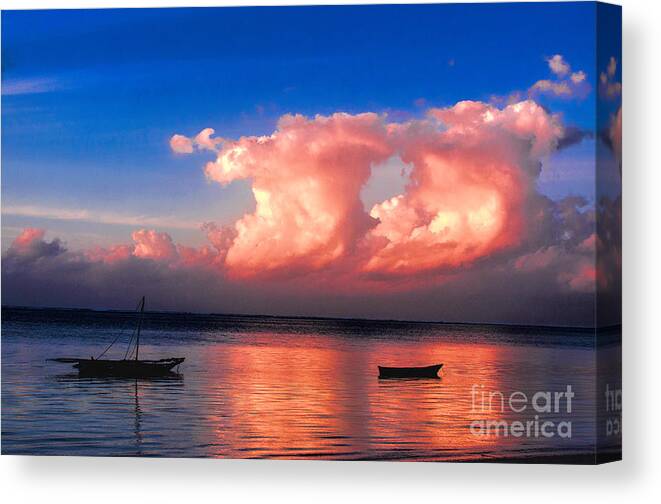 Sunrise Canvas Print featuring the photograph Dawn #1 by Pravine Chester