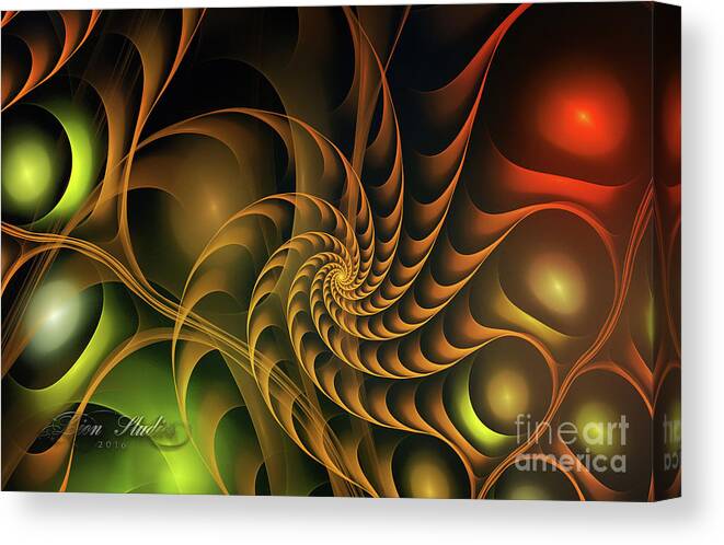  Canvas Print featuring the digital art Eternity #1 by Melissa Messick
