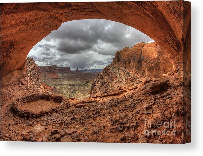 False Canvas Print featuring the photograph False Kiva #2 by Spencer Baugh